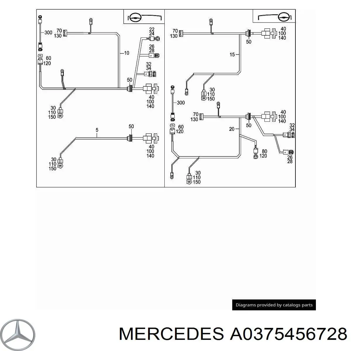  Mercedes A0375456728 ціна, від 5.82 USD