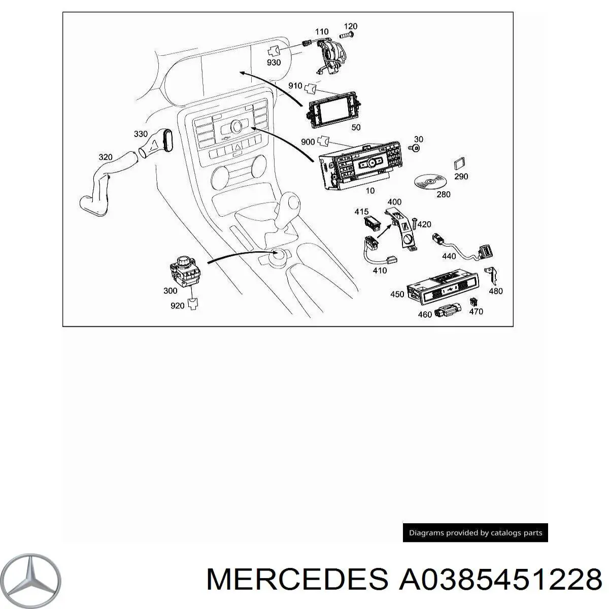 Купити A0385451228 Mercedes 