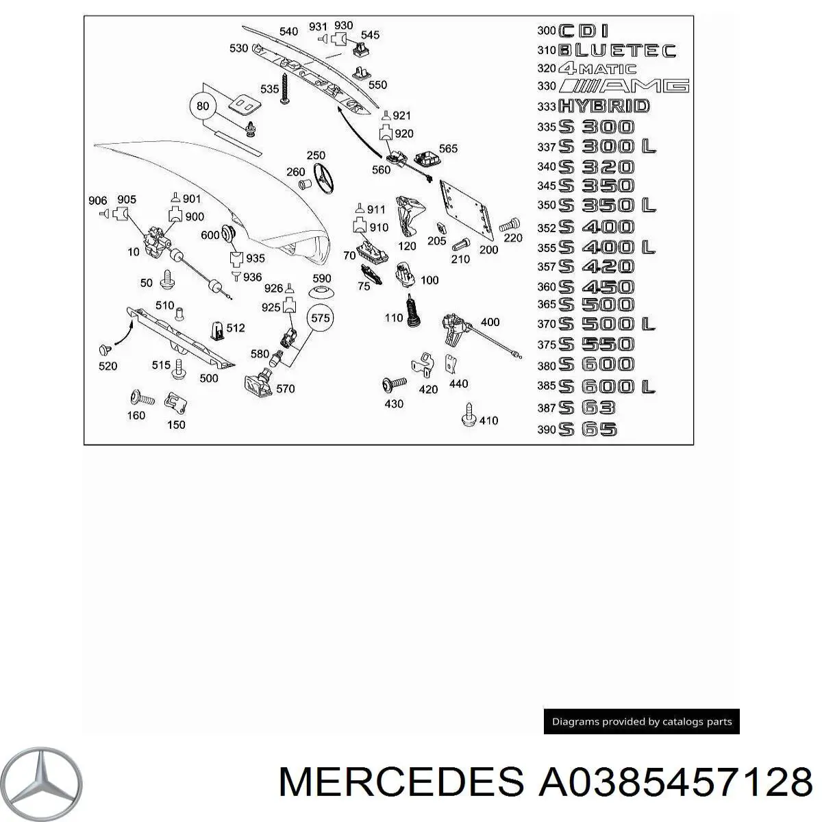 A0385457128 Mercedes 