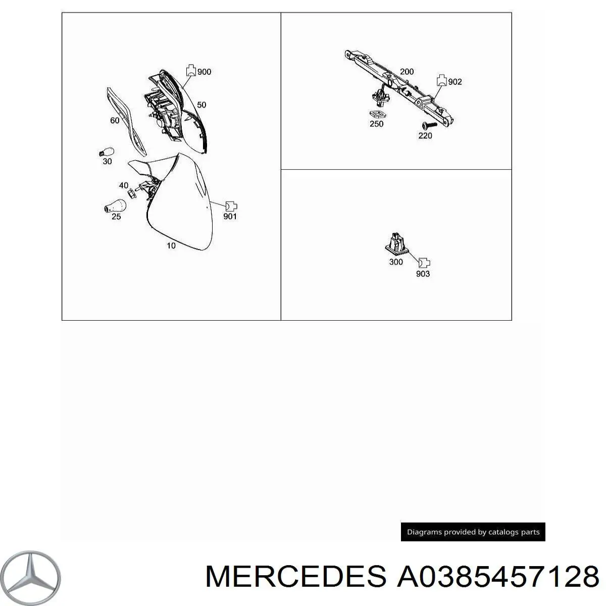  Mercedes A0385457128 ціна, від 1.27 USD