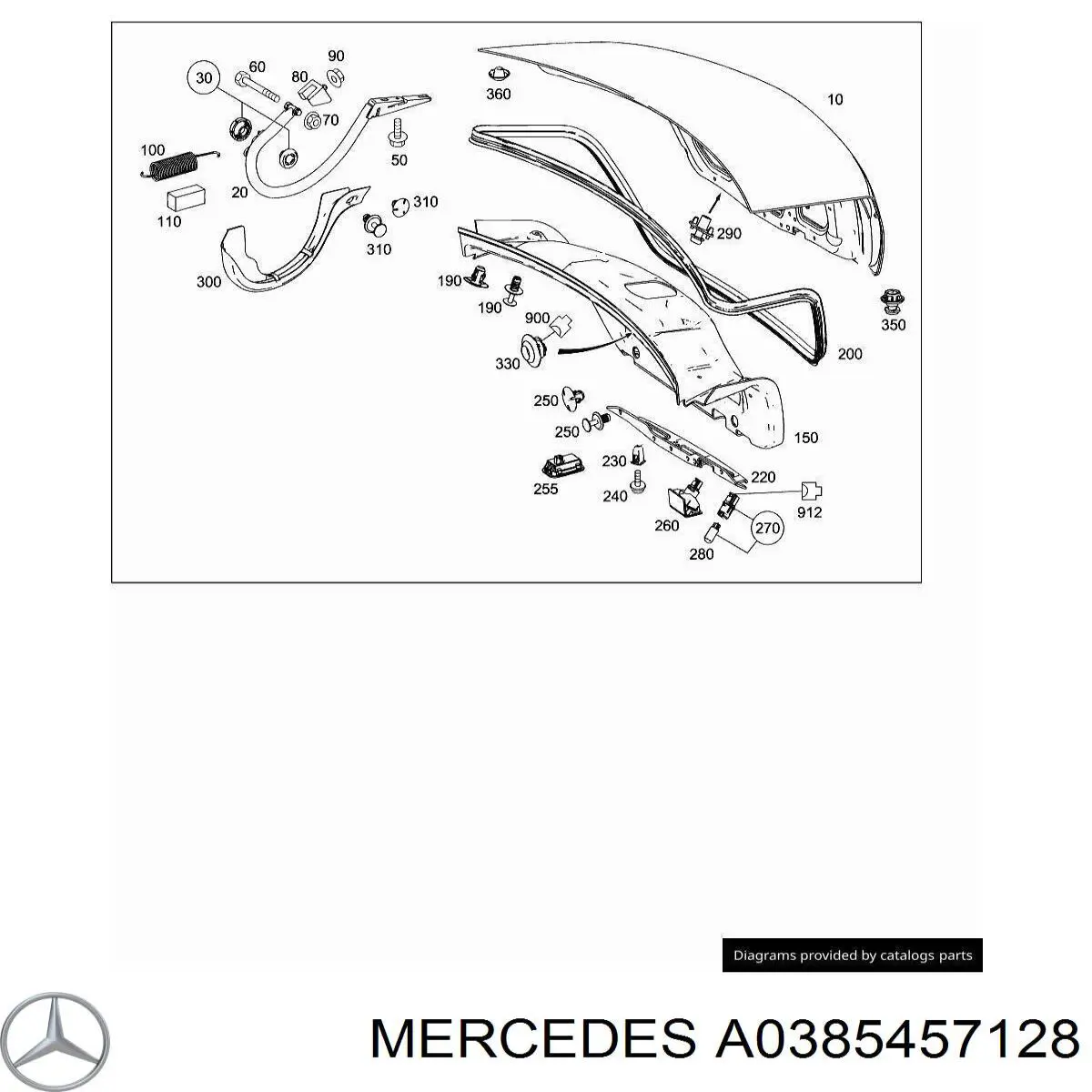 Купити A0385457128 Mercedes 