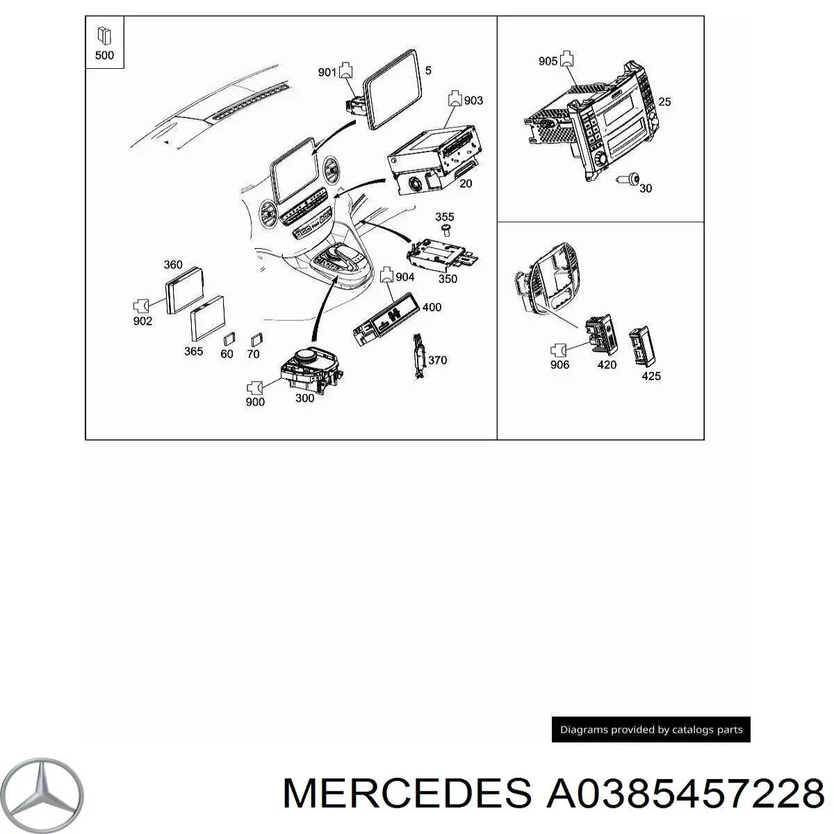 A0385457228 Mercedes 