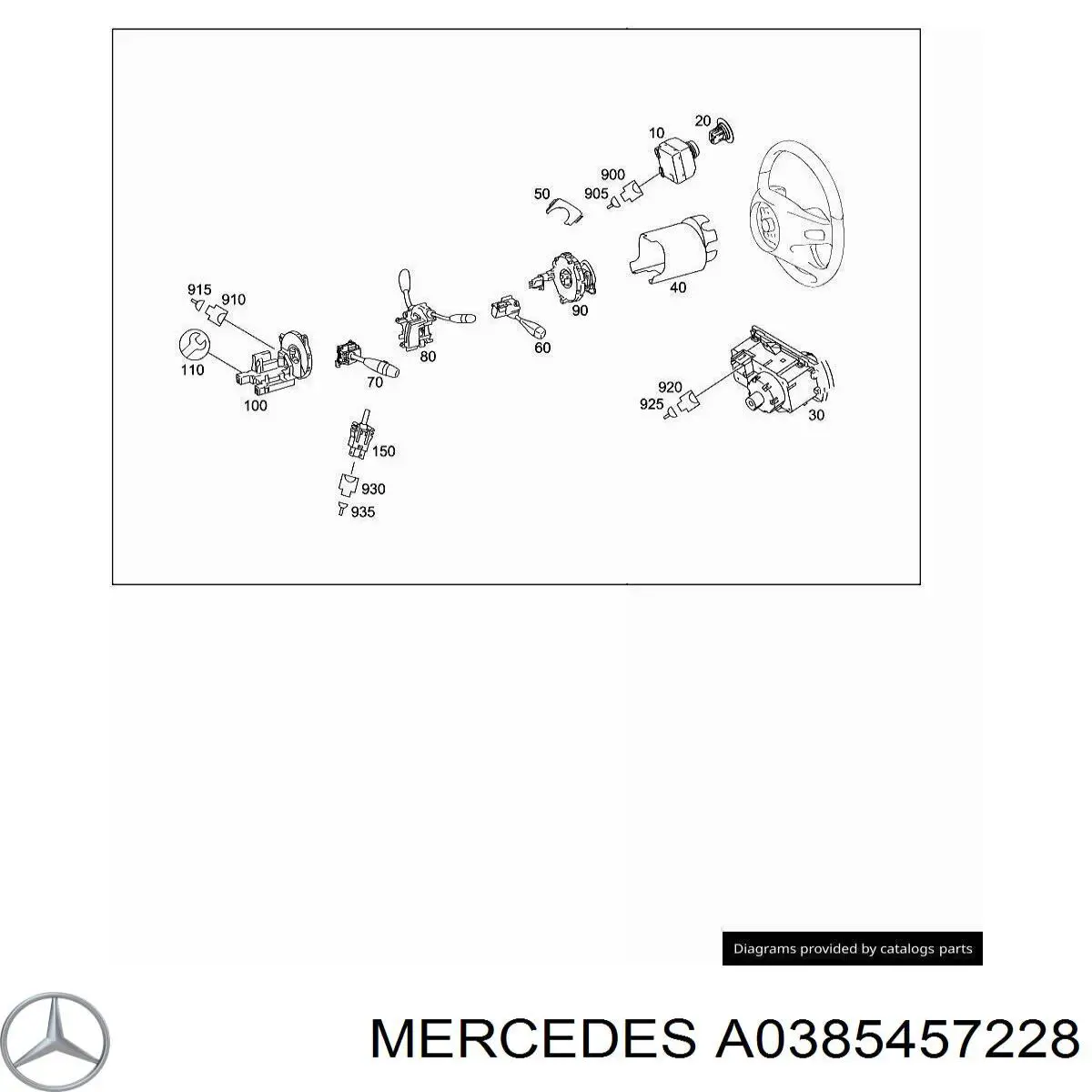  Mercedes A0385457228 ціна, від 2.53 USD