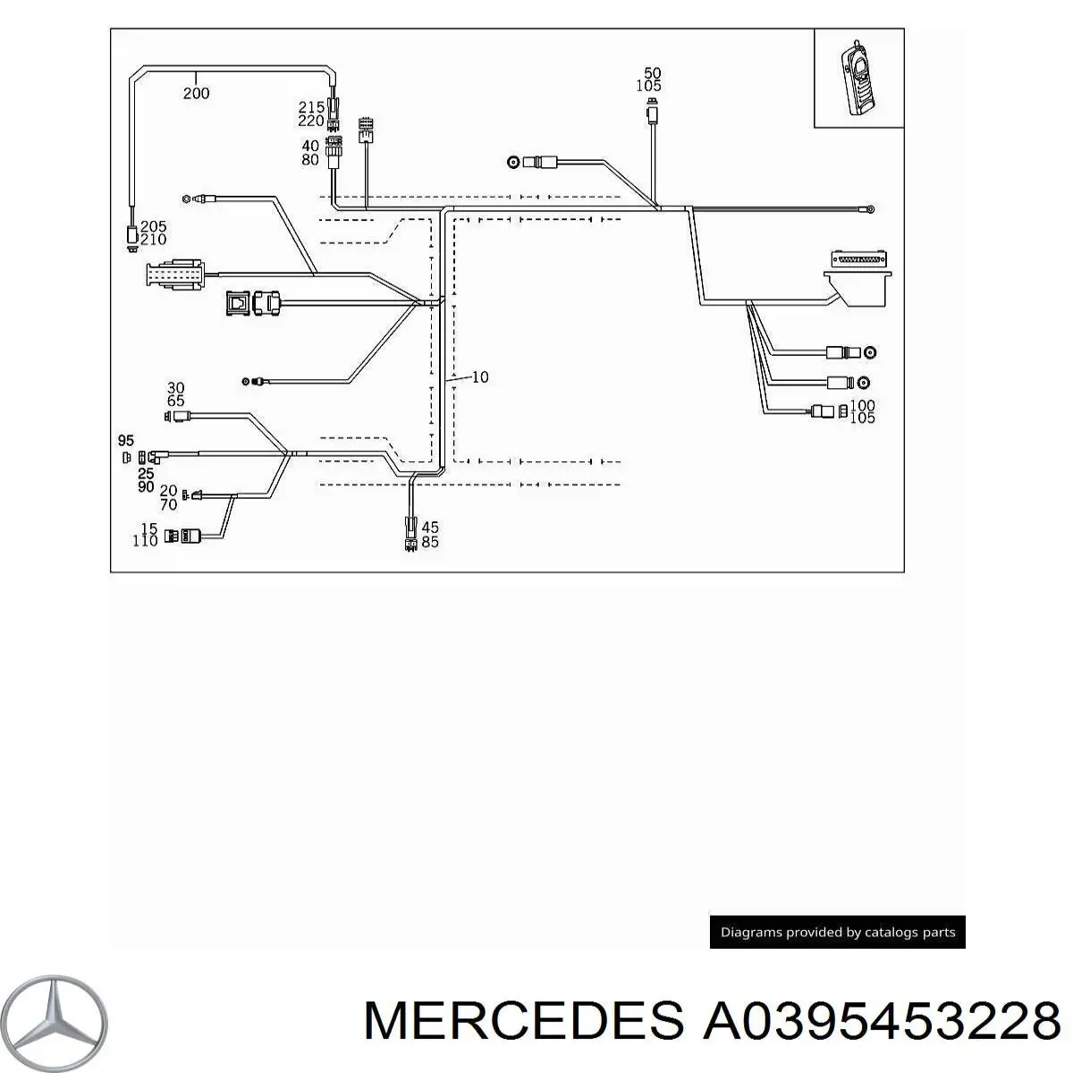  Mercedes A0395453228 ціна, від 6.35 USD