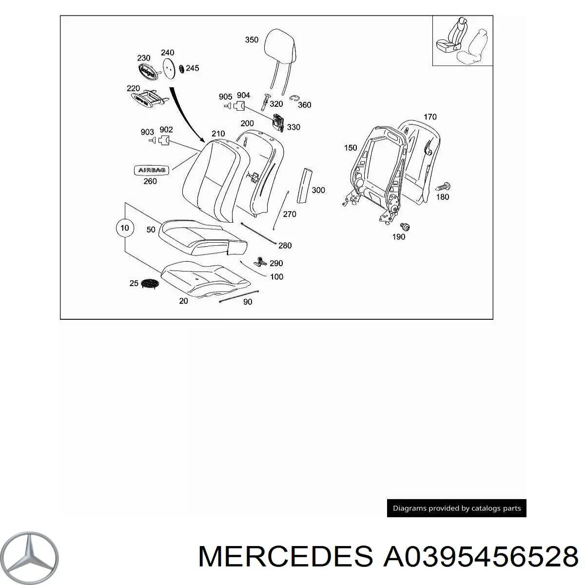 A0395456528 Mercedes 