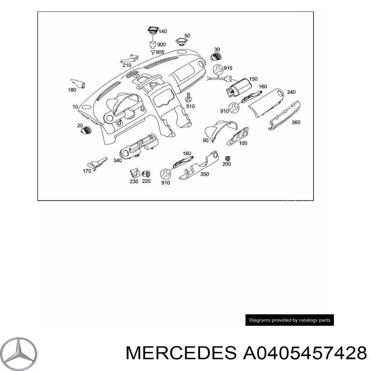 A0405457428 Mercedes 