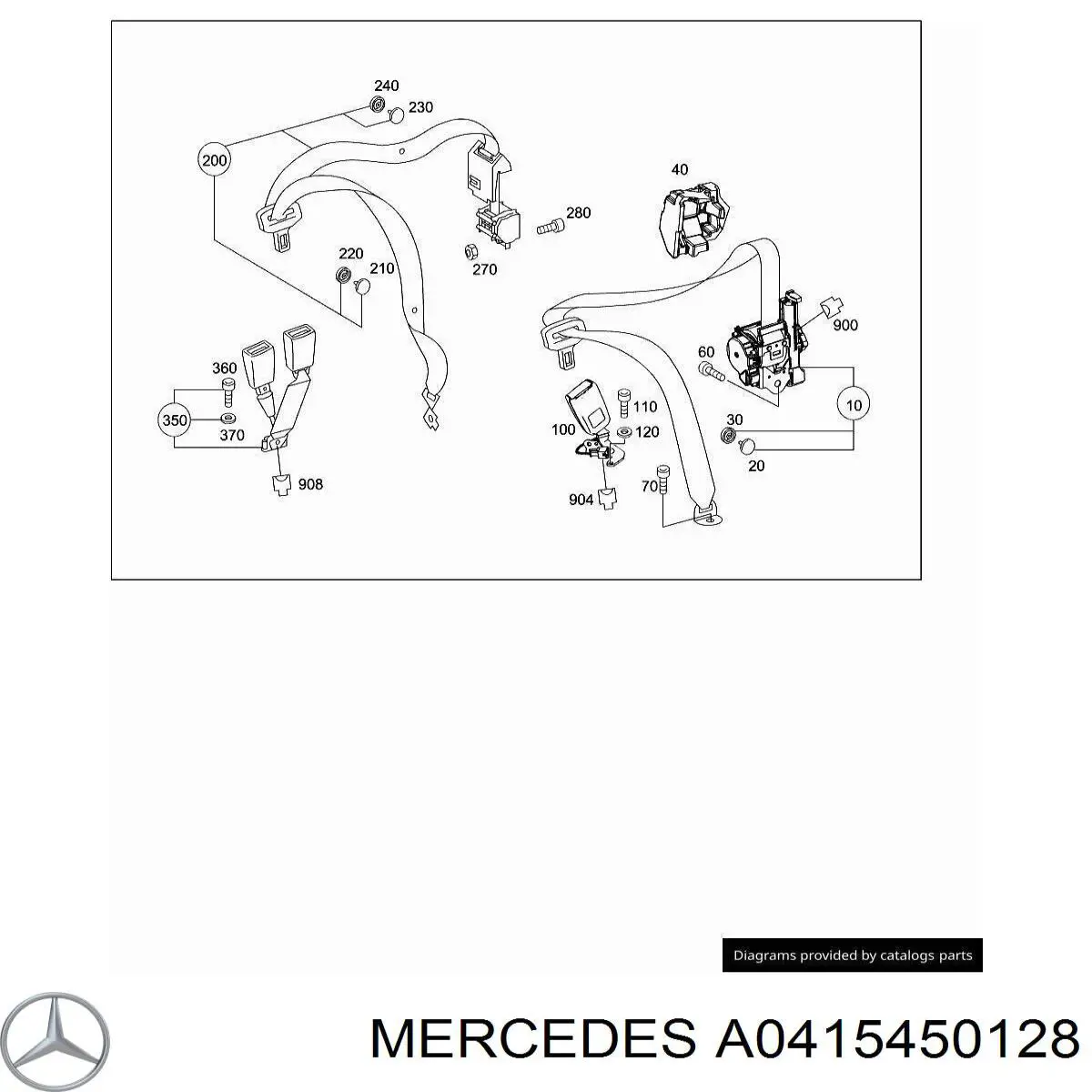 Купити A0415450128 Mercedes 