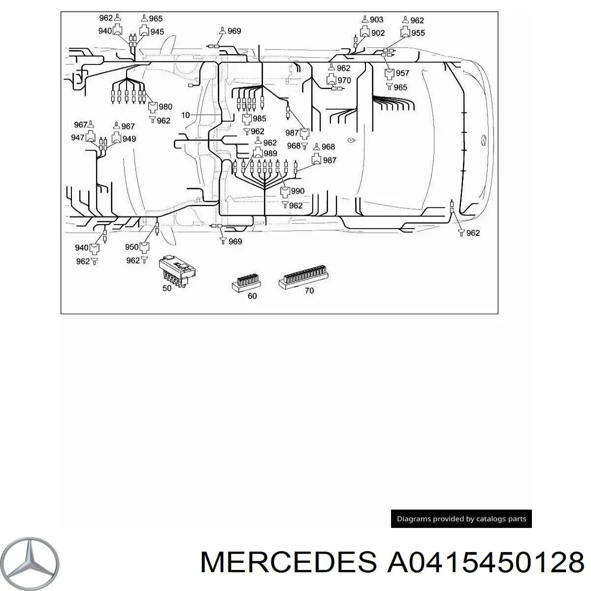  Mercedes A0415450128 ціна, від 2.81 USD