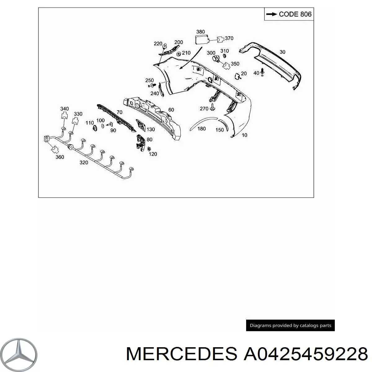  Mercedes A0425459228 ціна, від 1.55 USD