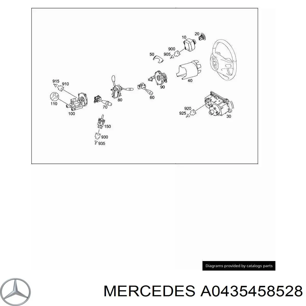 Купити A0435458528 Mercedes 