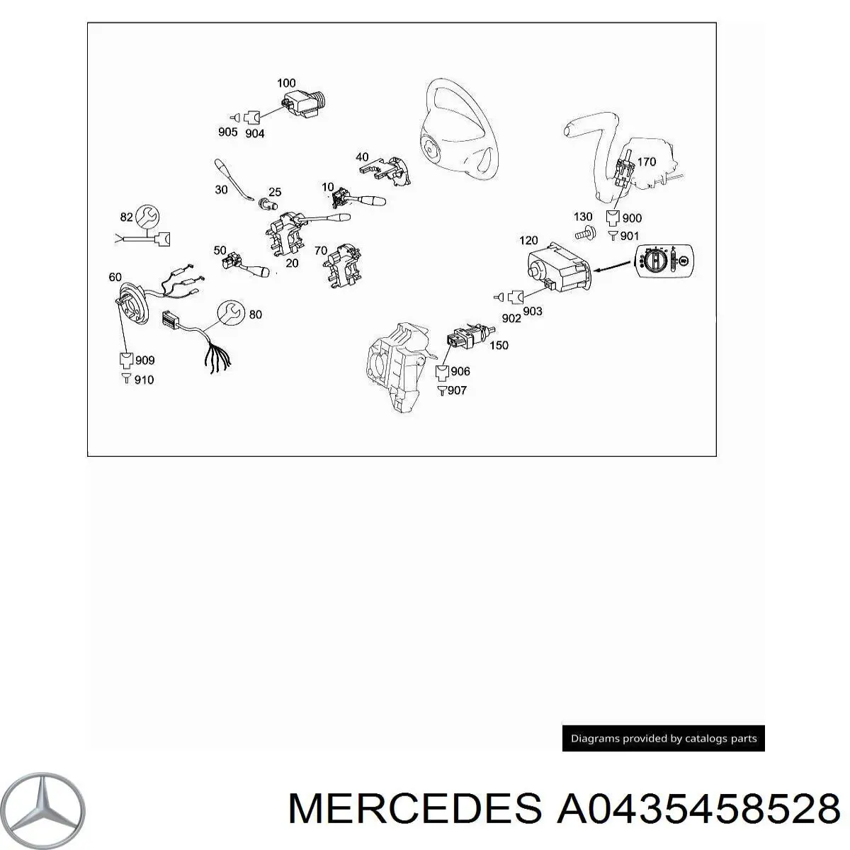  Mercedes A0435458528 ціна, від 4.85 USD
