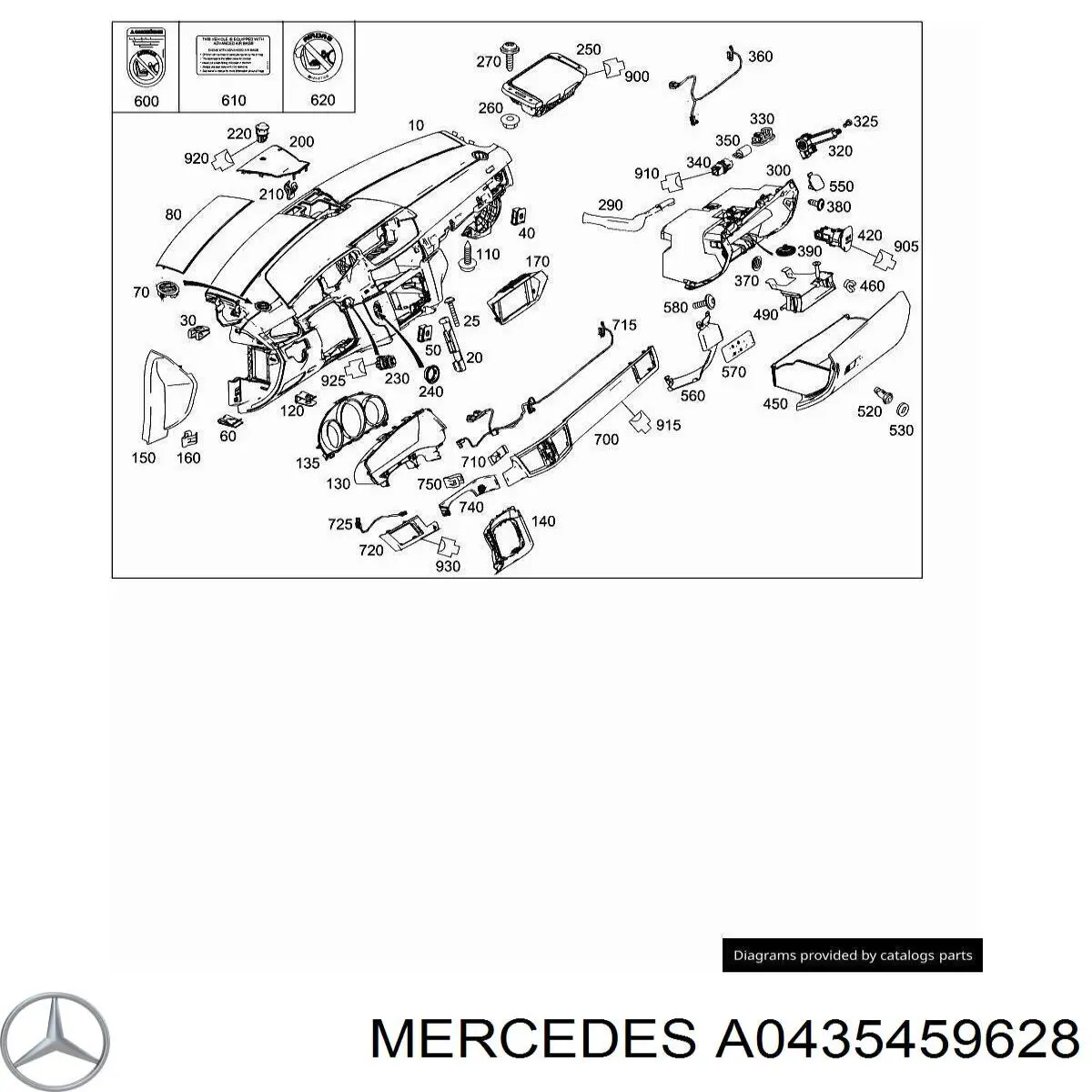  Mercedes A0435459628
