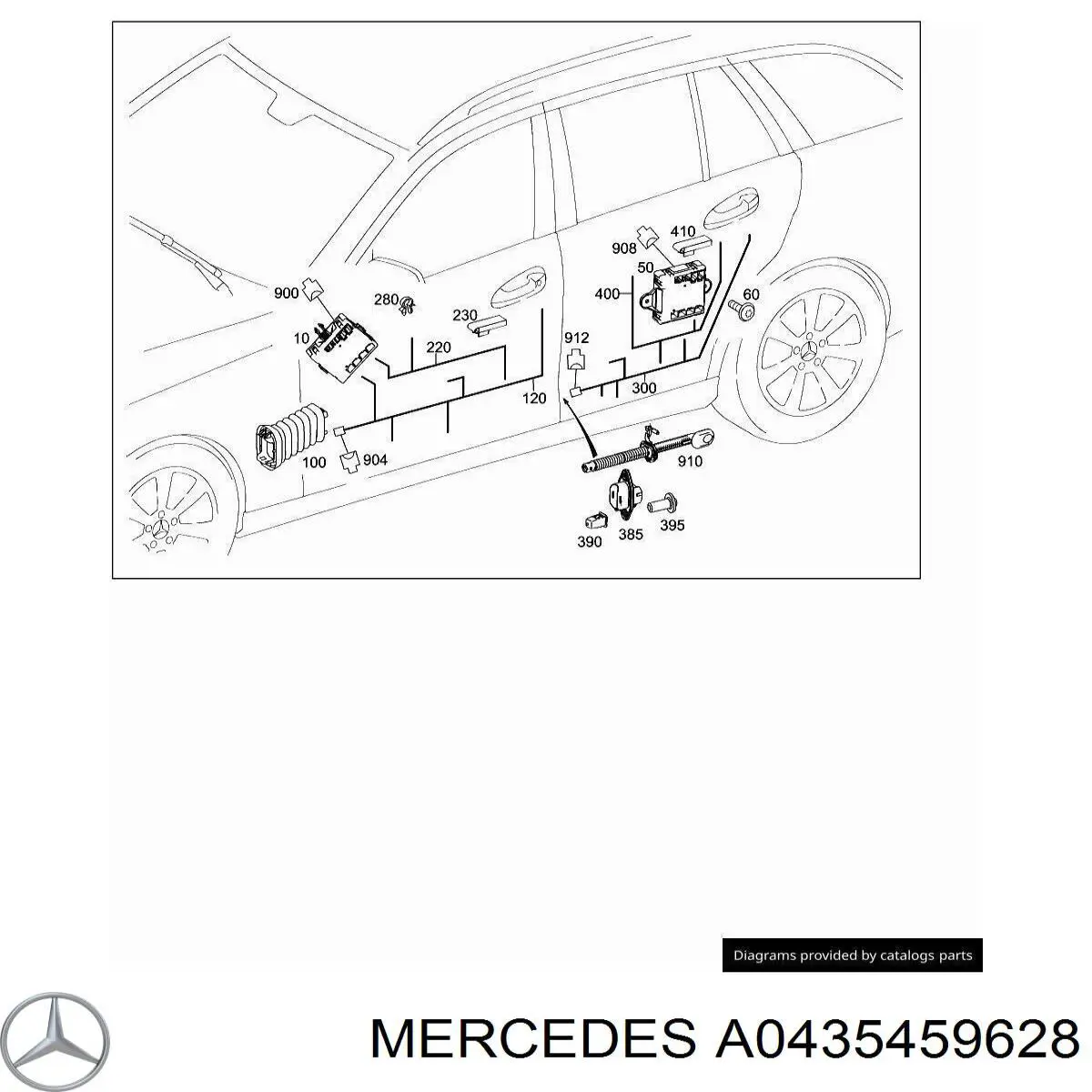 Купити A0435459628 Mercedes 