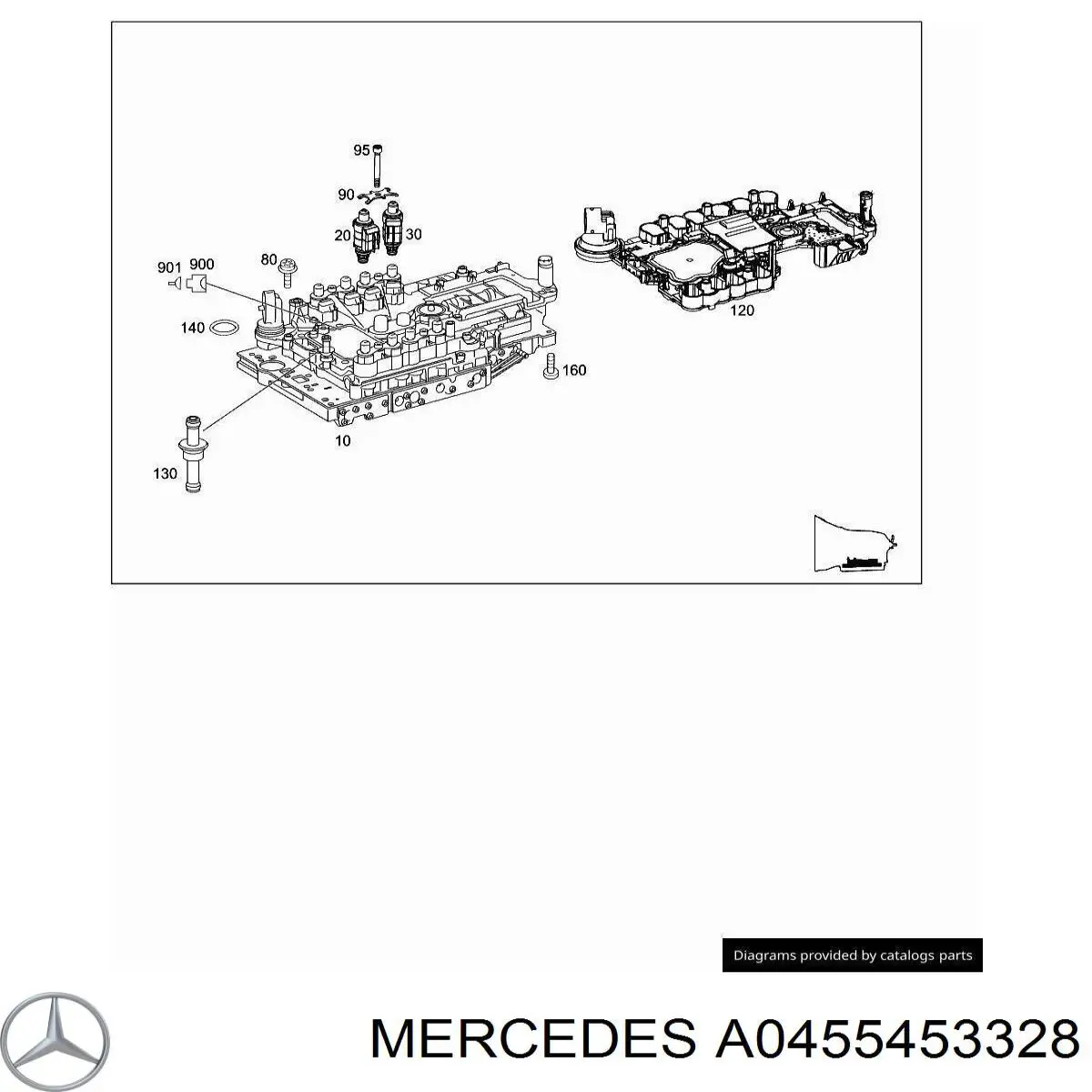 Купити A0455453328 Mercedes 