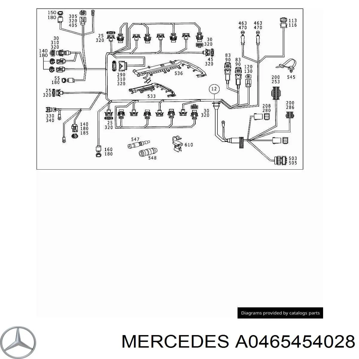 A0465454028 Mercedes 