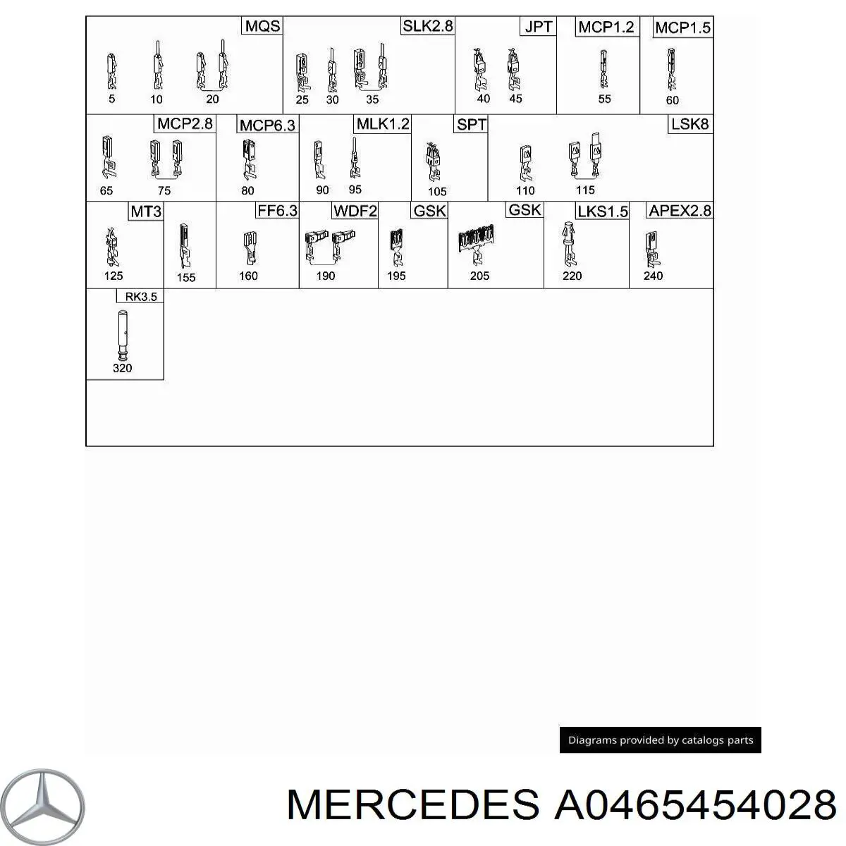 Купити A0465454028 Mercedes 