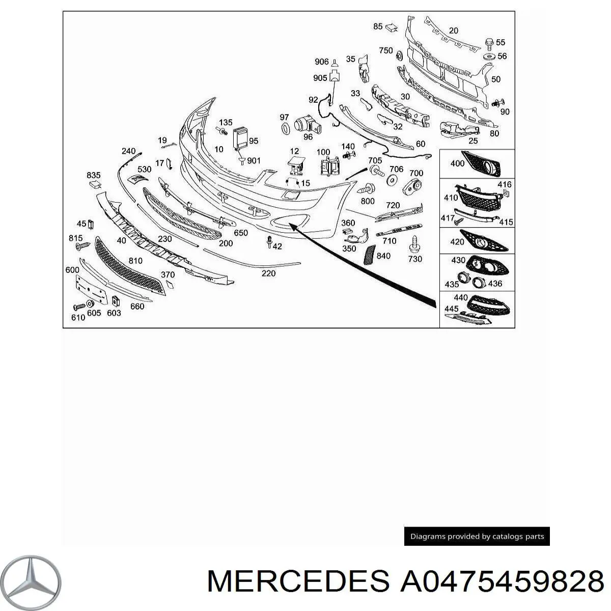  Mercedes A0475459828 ціна, від 6.67 USD