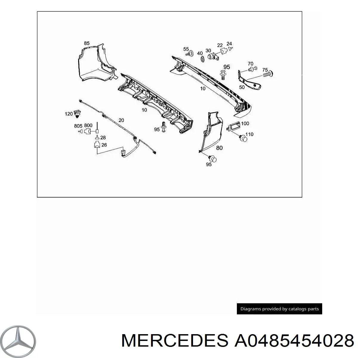 Купити A0485454028 Mercedes 