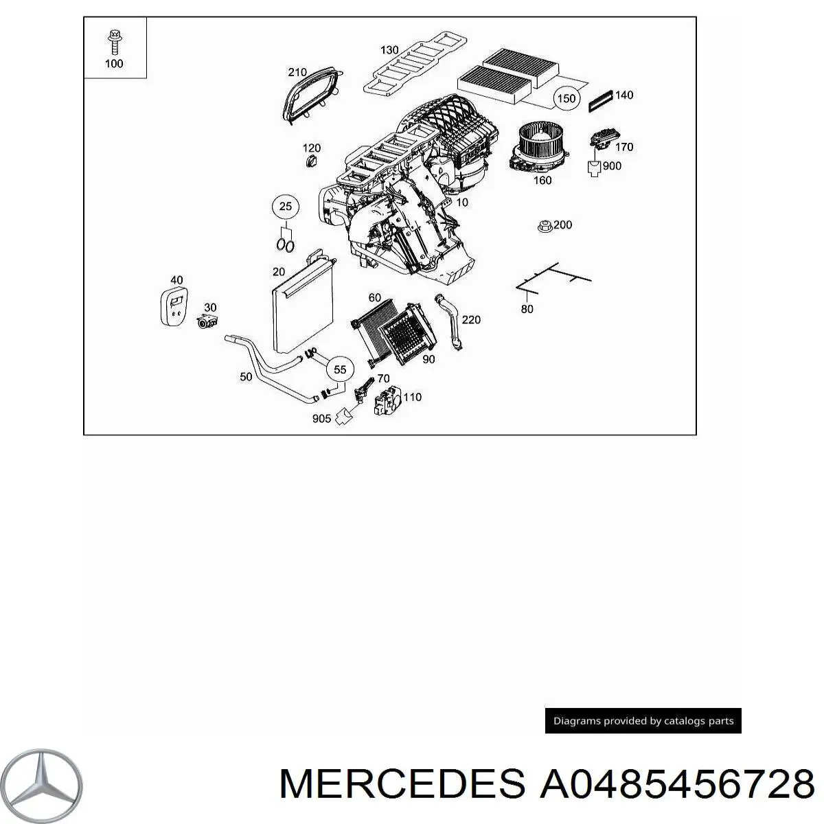  Mercedes A0485456728 ціна, від 2.53 USD