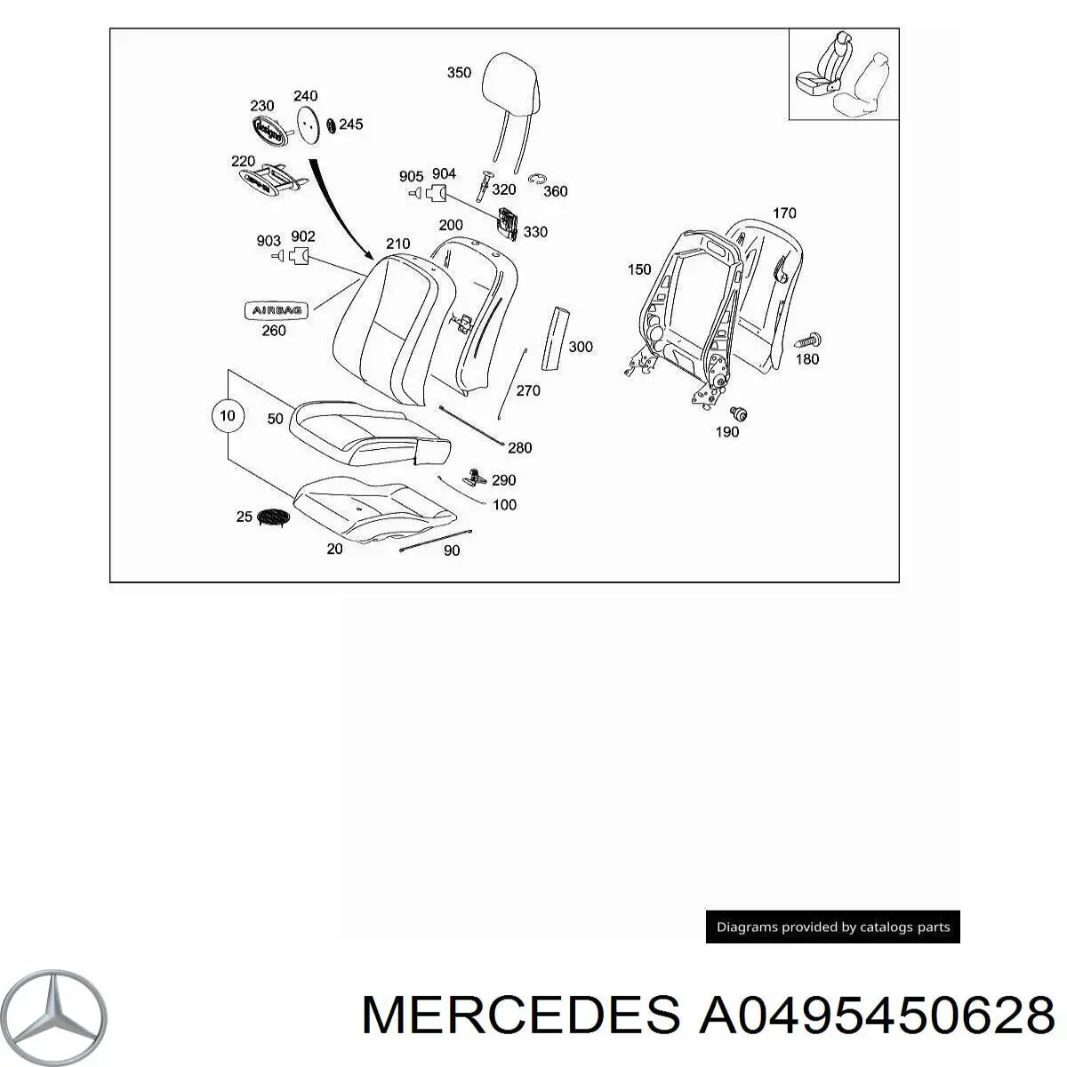  A0495450628 Mercedes