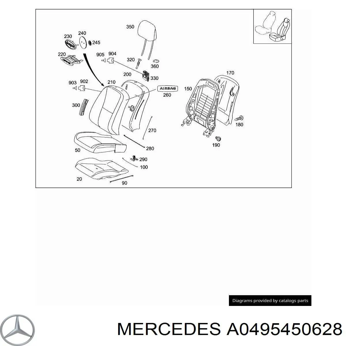  Mercedes A0495450628
