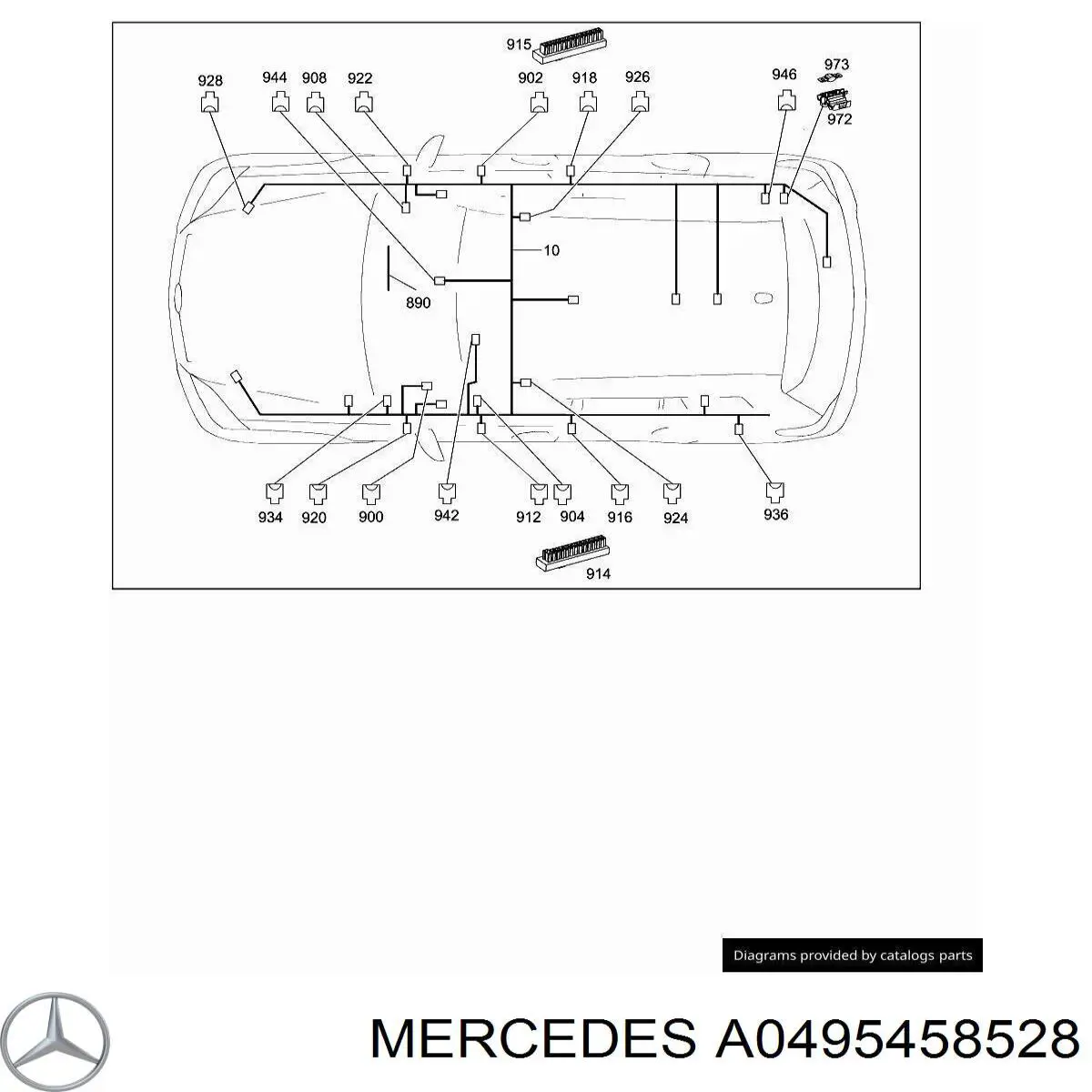  Mercedes A0495458528 ціна, від 3.15 USD