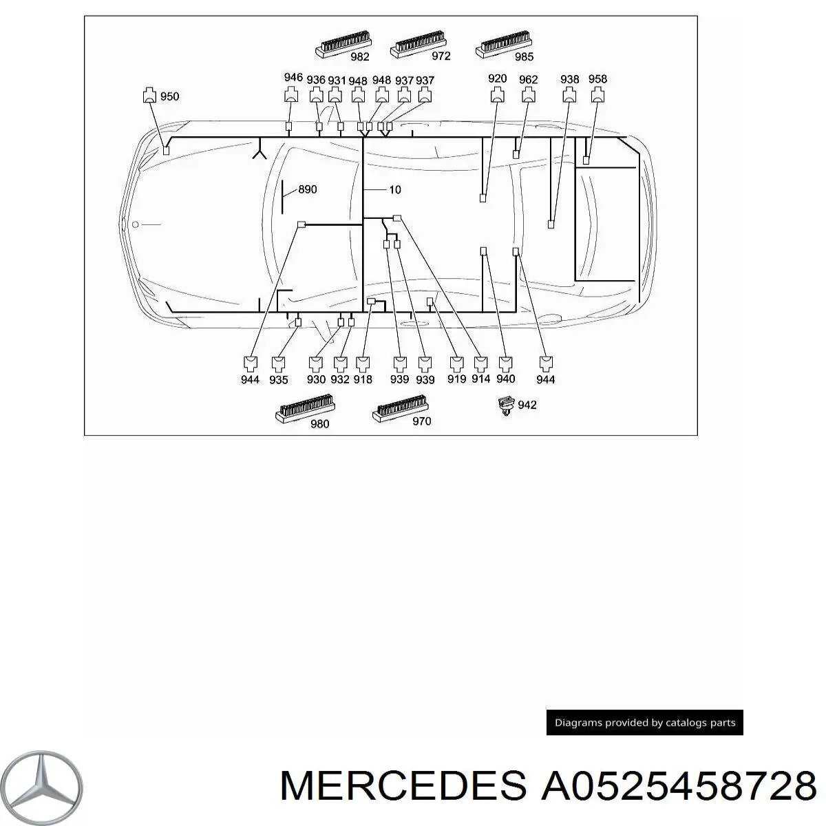 A0525458728 Mercedes 
