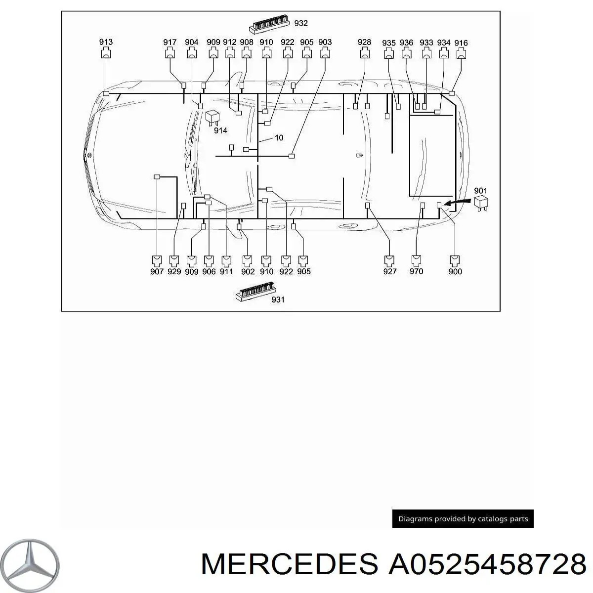  Mercedes A0525458728 ціна, від 5.88 USD