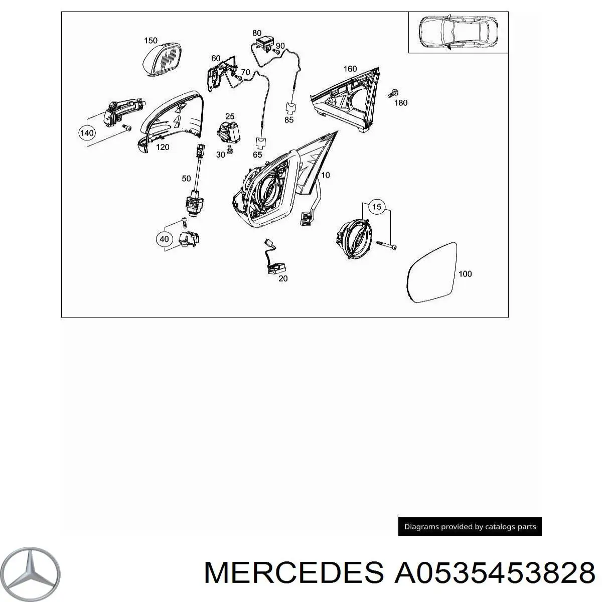A0535453828 Mercedes 