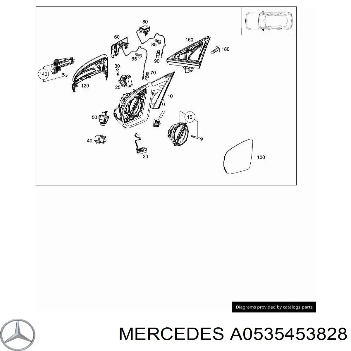 Купити A0535453828 Mercedes 