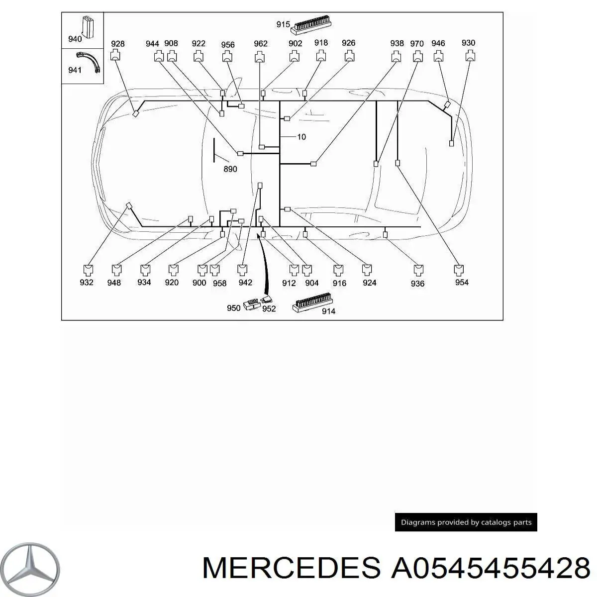A0545455428 Mercedes 