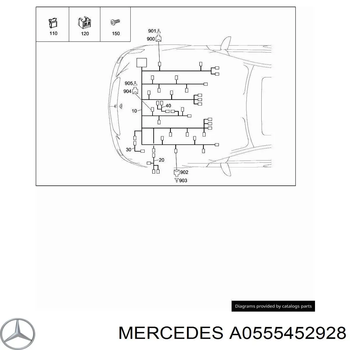  Mercedes A055545292864 ціна, від 5.07 USD