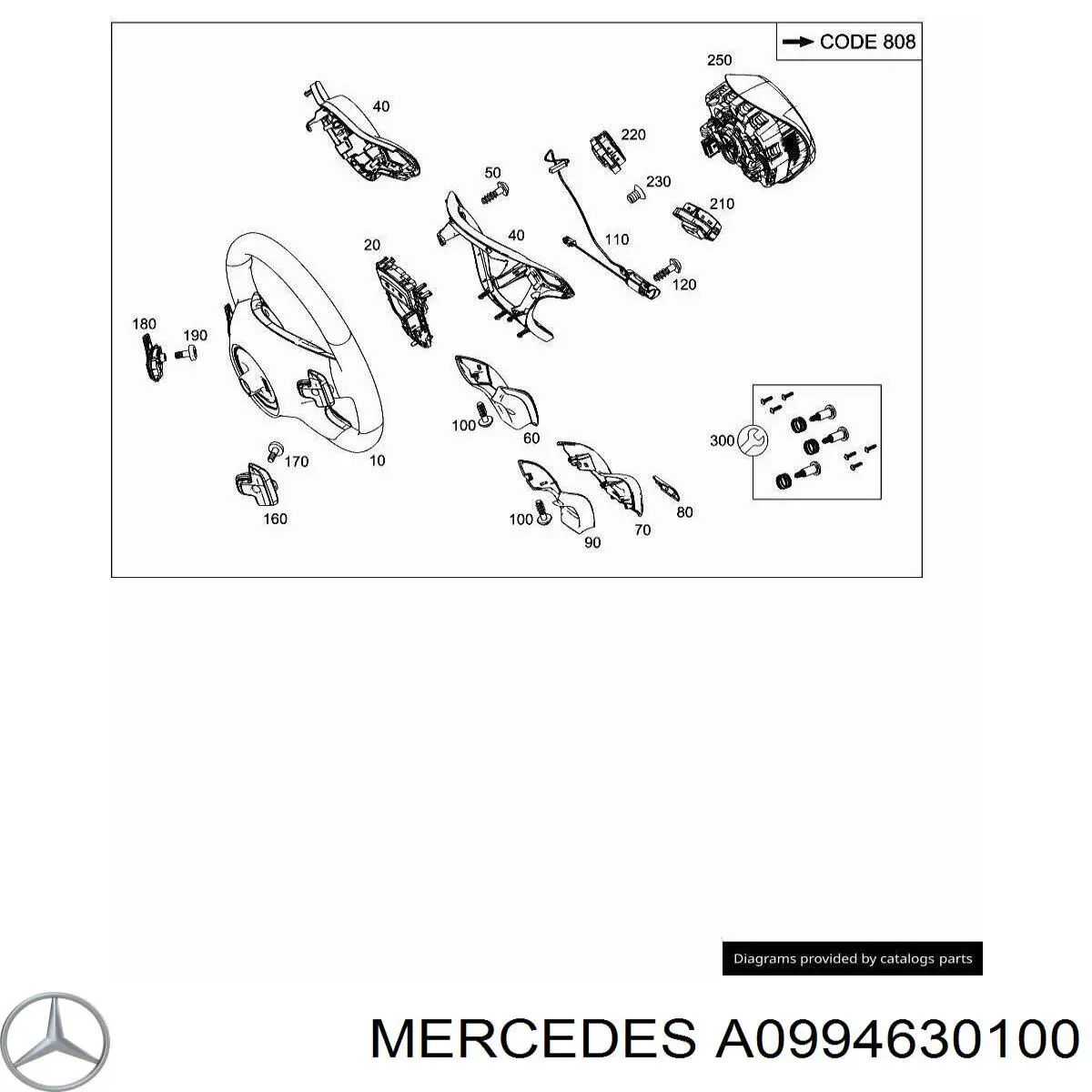  Mercedes A0994630100 ціна, від 55.22 USD