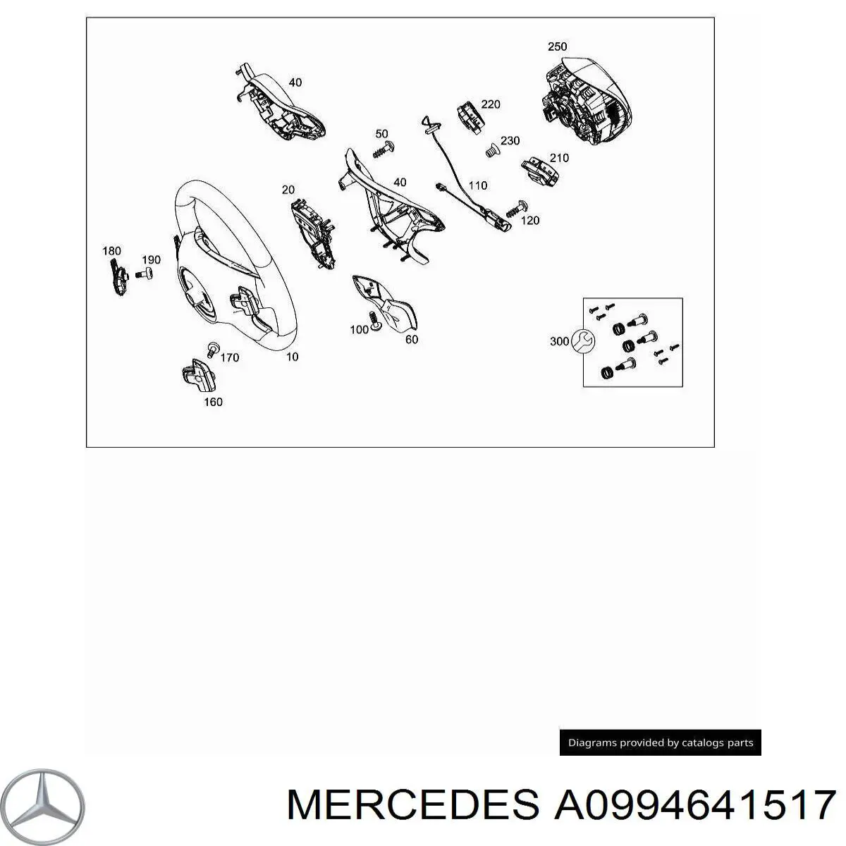  Mercedes A0994641517 ціна, від 50.68 USD