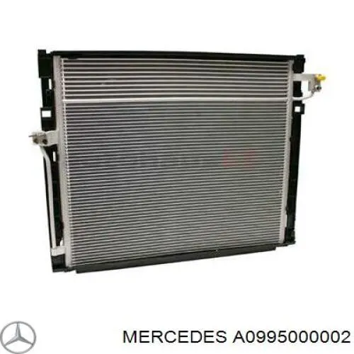 Купити A0995000002 Mercedes Радіатор системи охолодження кондиціонера
