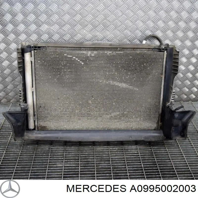 Радіатор охолодження, додатковий на Mercedes GLC (C253)
