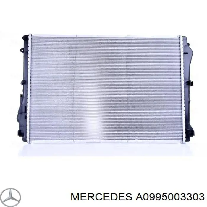 A0995003303 Mercedes радіатор охолодження двигуна