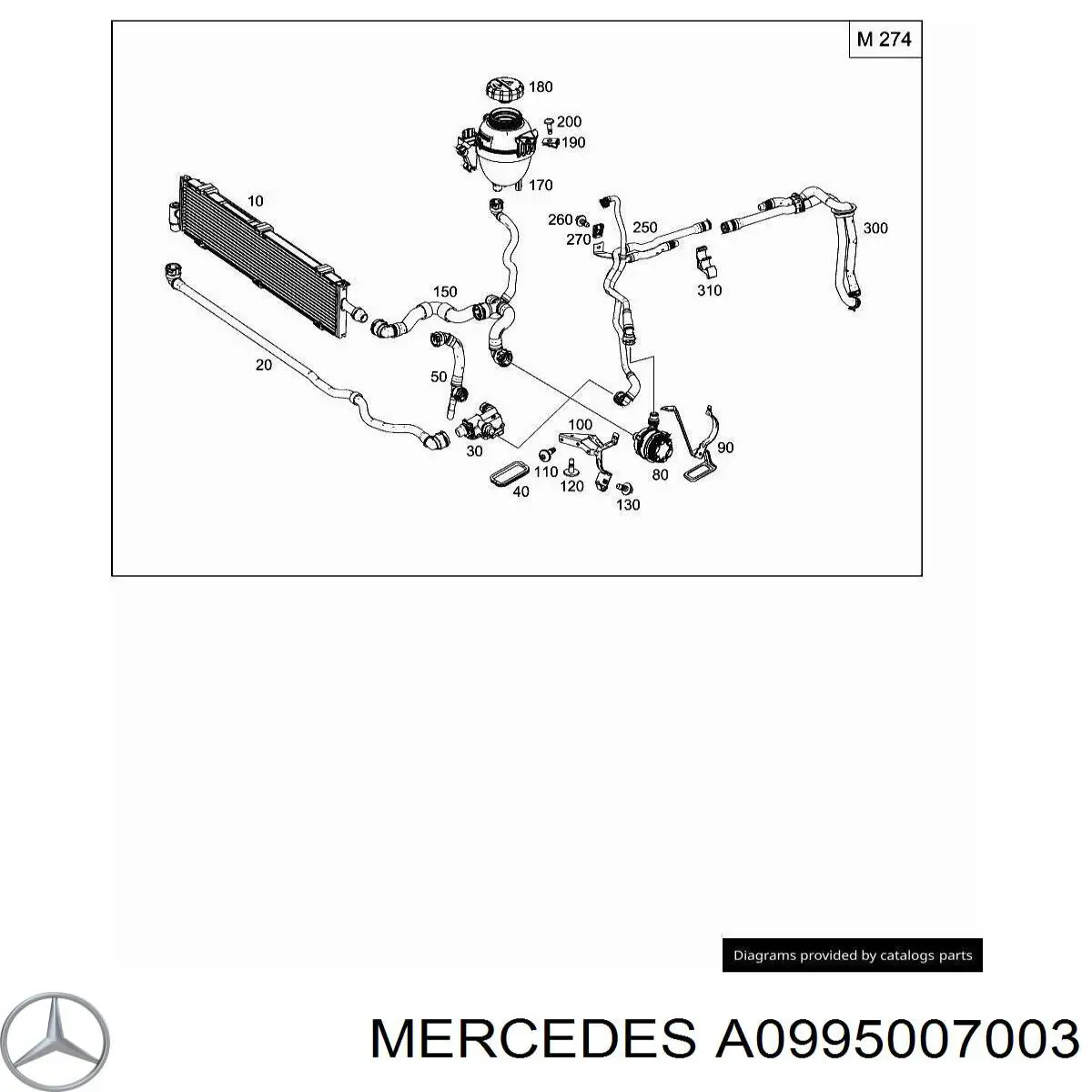 A0995007003 Mercedes Радіатор інвертора