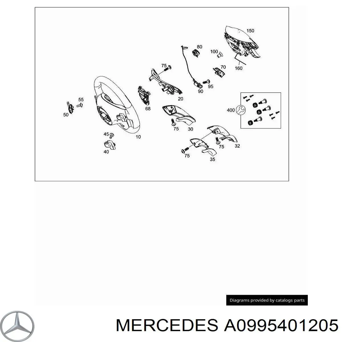  Mercedes A0995401205 ціна, від 20.46 USD