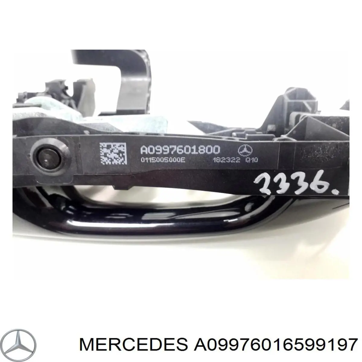 A09976016599696 Mercedes Ручка передніх дверей зовнішня, права