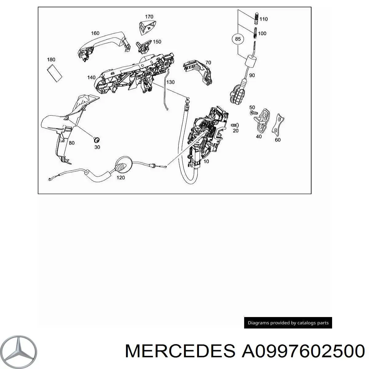  Mercedes A0997602500 ціна, від 24.07 USD