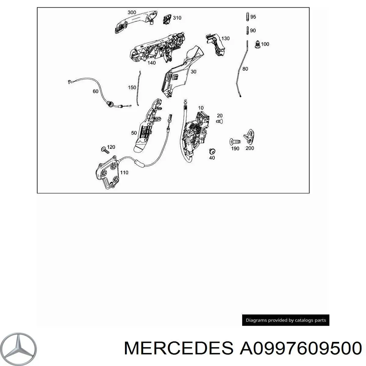  Mercedes A0997609500 ціна, від 40.63 USD