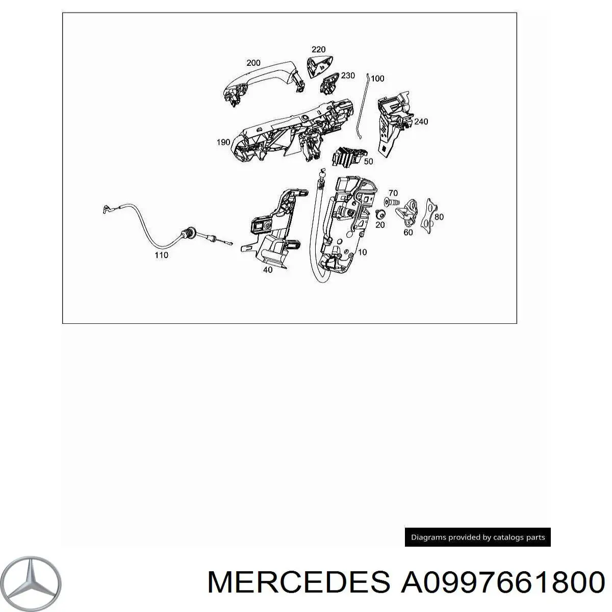  Mercedes A0997661800 ціна, від 19.00 USD