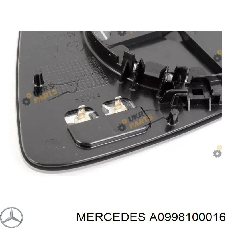 Дзеркальний елемент дзеркала заднього виду, правого на Mercedes GLC (C253)