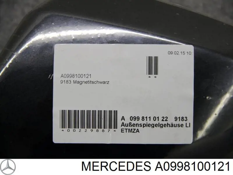 A0998100121 Mercedes 