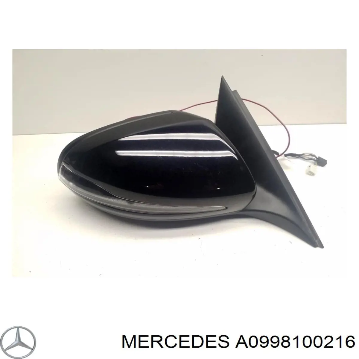 Купити A0998100216 Mercedes Скло дзеркала заднього виду, правого