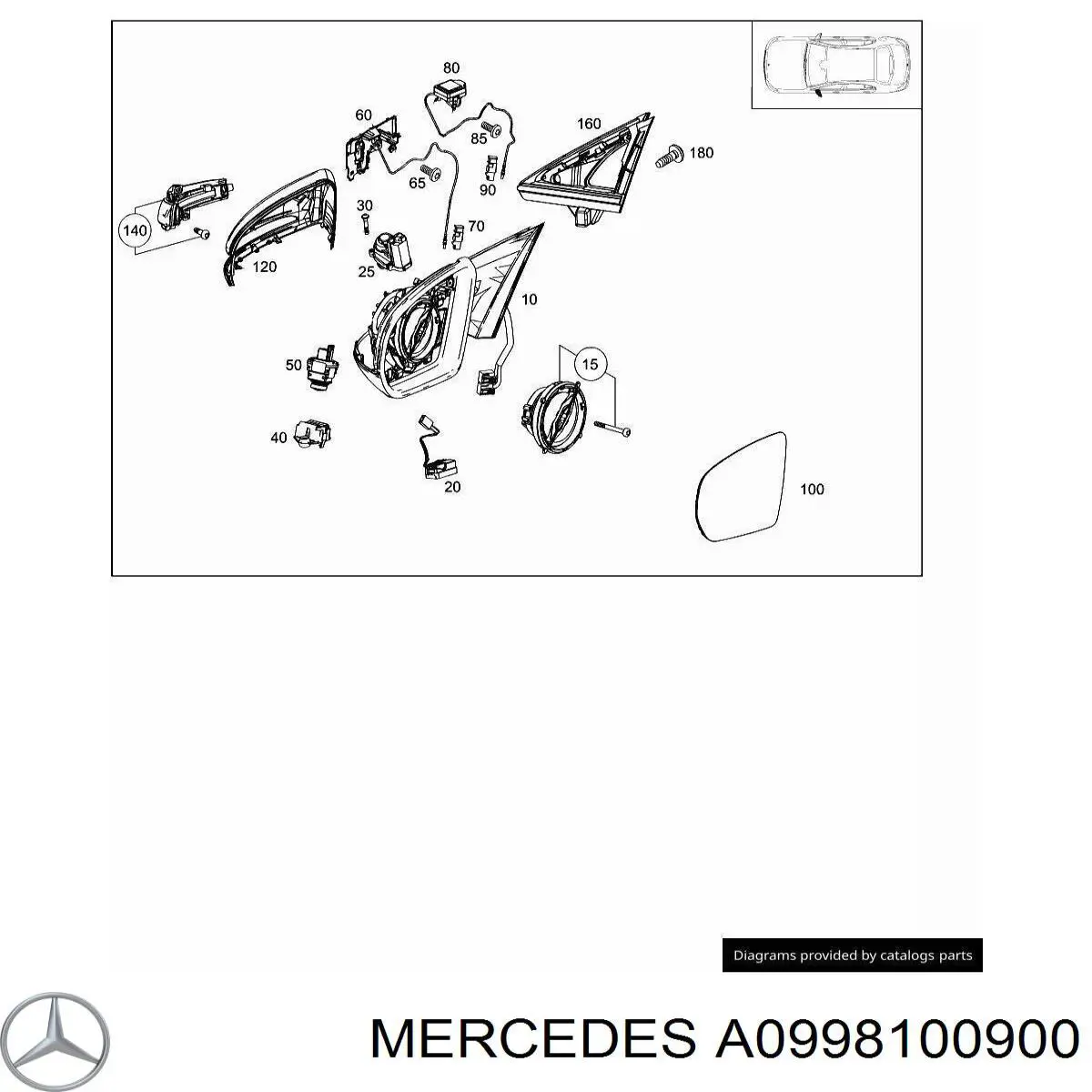 A0998100900 Mercedes 