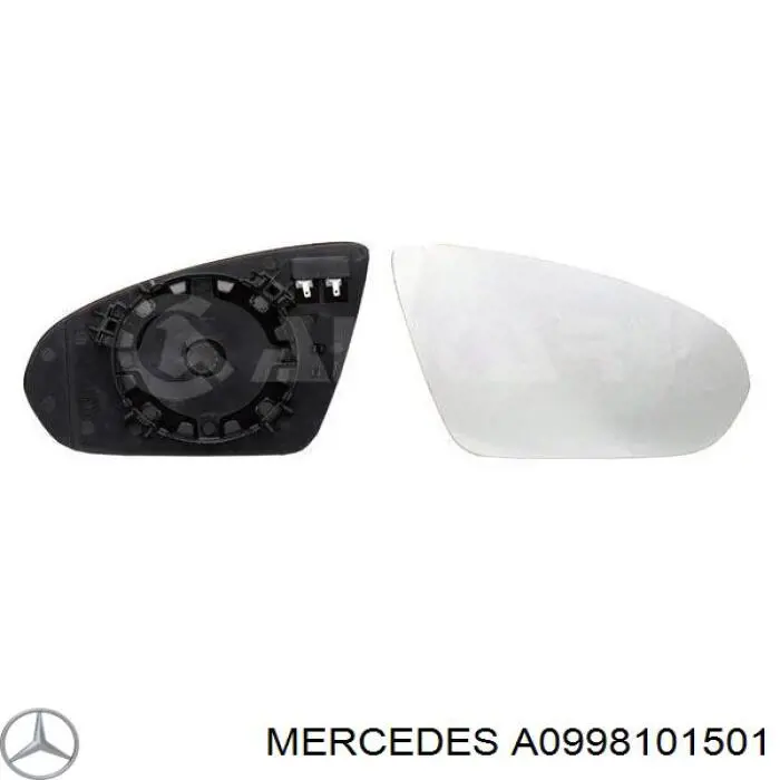 A0998101501 Mercedes Дзеркальний елемент лівий