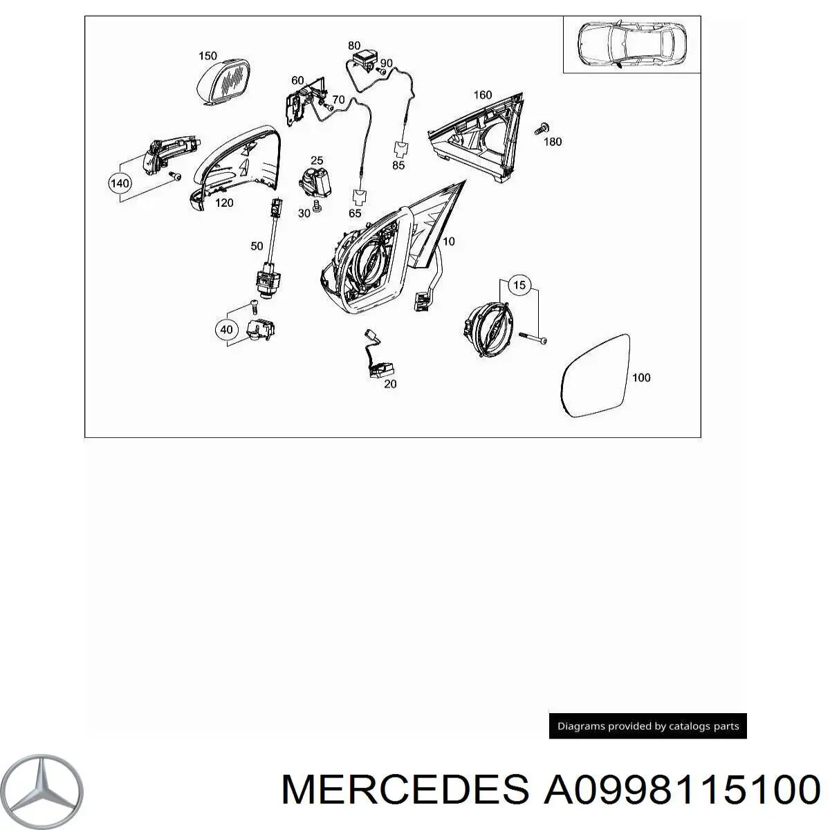 A0998115100 Mercedes 