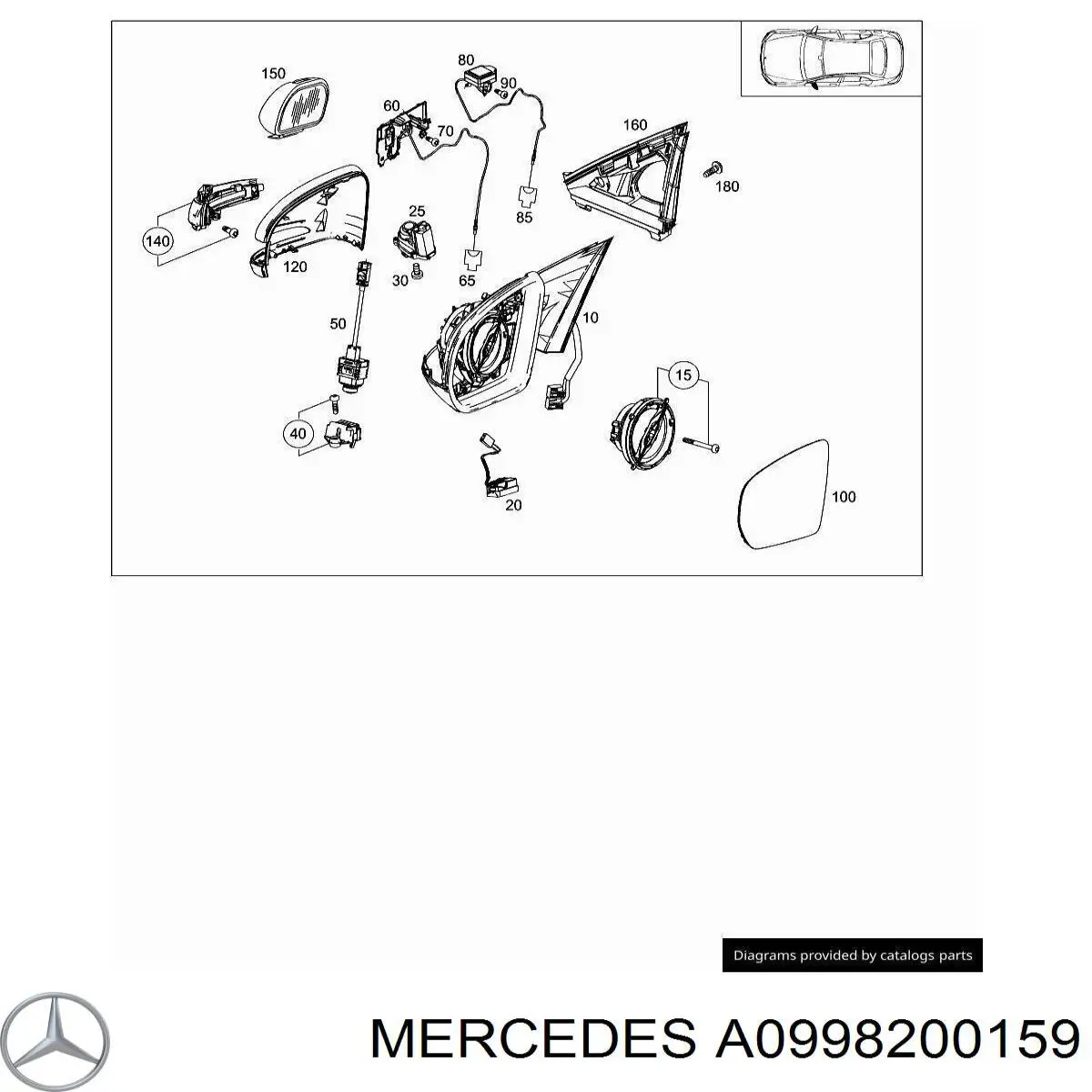 A0998200159 Mercedes 